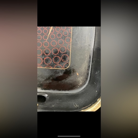 Vintage MCM Japanese Lacquer Ware Nesting Serving Trays - Picture 4 of 9